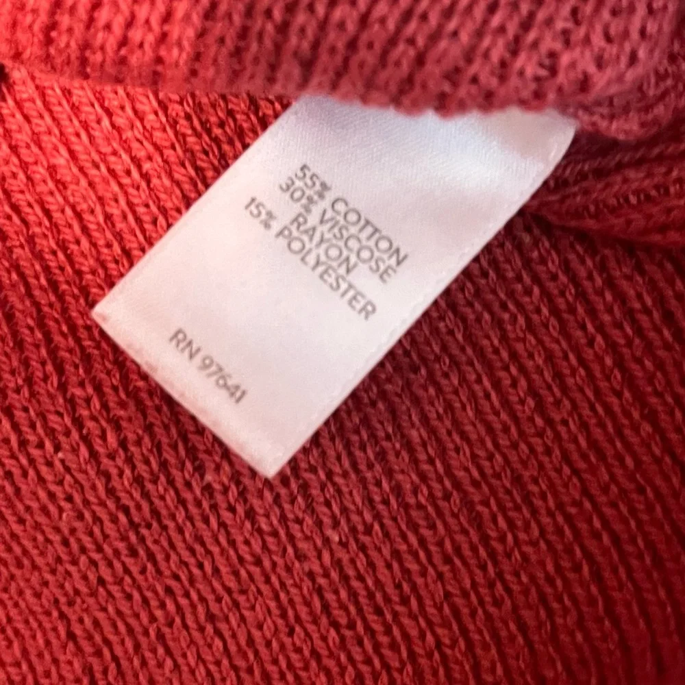 J. Jill XSP Dusty Rose Pink Knit Patch Pocket Spring Fall Winter Sweater